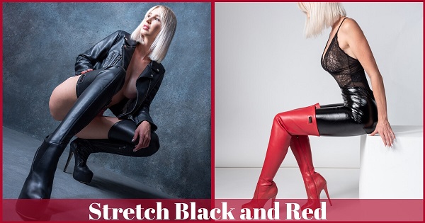 Stretch Balck and Red Stretch Balck and Red